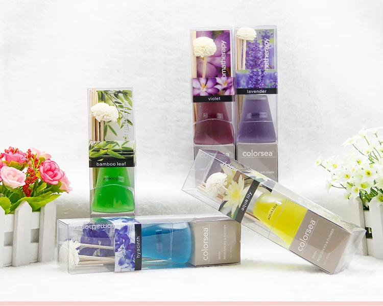 Free Sample Luxury Home Decor New Perfume Fragrance Fibre Stick Black Fireless Glass Reed Diffuser Car air Freshener2 Reed Diffuser