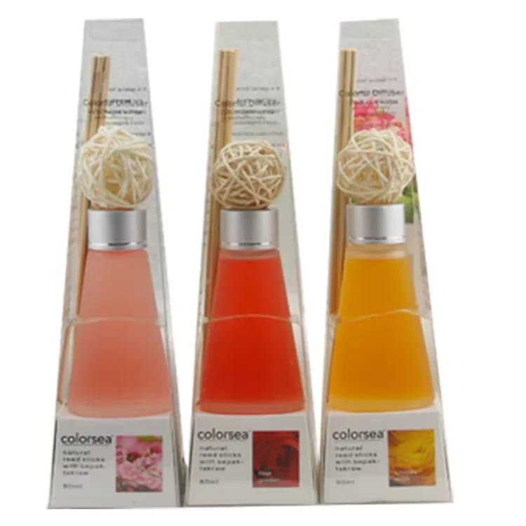 High Quality Clear 80ml 100ml Round Reed Diffuser Glass Bottle Car air Freshener Reed Diffuser Bottle
