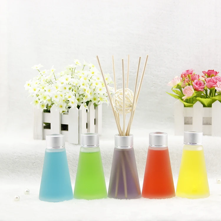 High Quality Clear 80ml 100ml Round Reed Diffuser Glass Bottle Car air Freshener