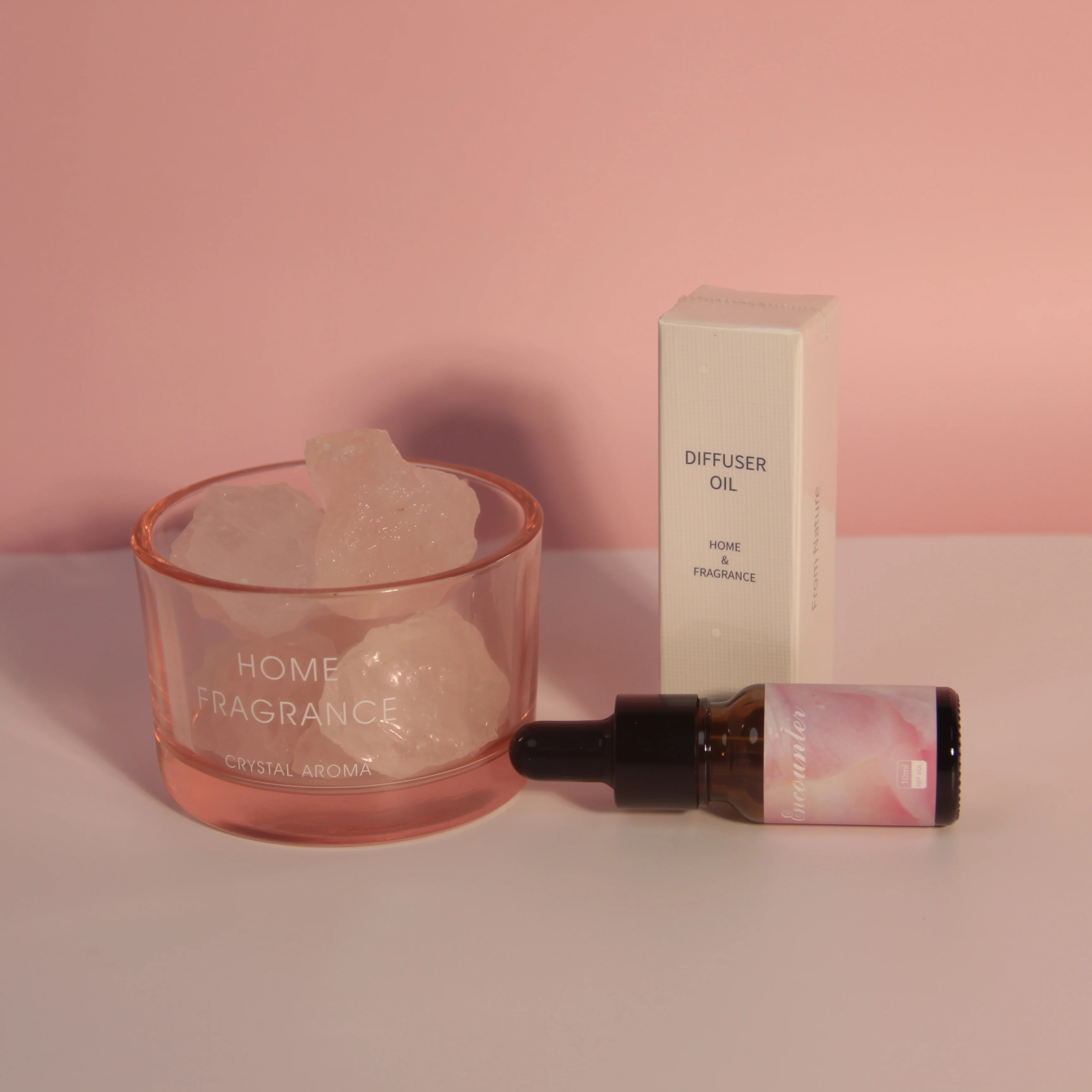 Fragrance Diffuser Stone Bedroom Gift Rose Wholesale Home Fire-free Aromatherapy Aroma Stone Diffuser With Essential Oil Set