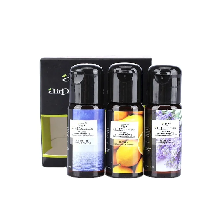 ODM OEM Custom Shangrila Camellia Lemon Minty Boss Intense Aroma Difuser Essential Oil Set for Gifts