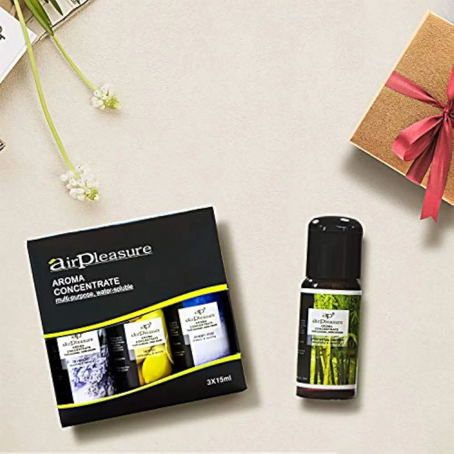 ODM OEM Custom Shangrila Camellia Lemon Minty Boss Intense Aroma Difuser Essential Oil Set for Gifts