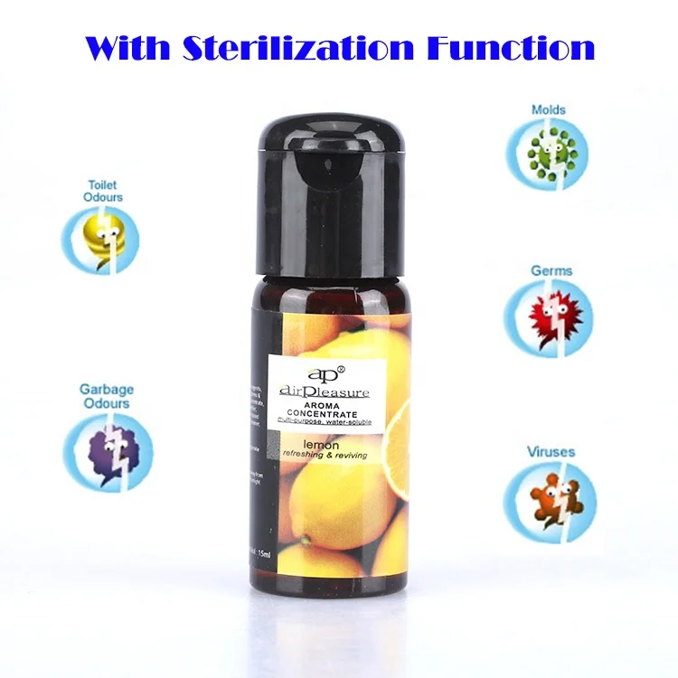 China Factory Deodorization Air Freshener With 15 ml Lemon Essential Oil Filling Machine Water Soluble Essential Oil