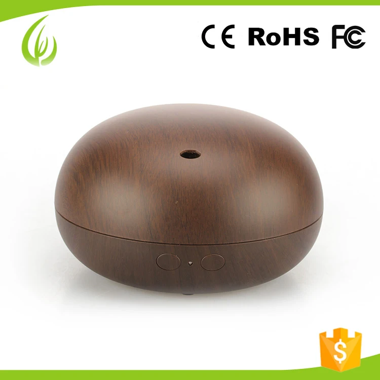 Custom LOGO 3 Types Wood Grain Plastic Shell Humidification and Various Fragrances Aroma Diffuser