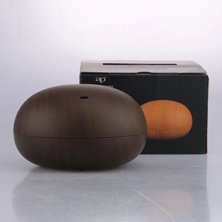Custom LOGO 3 Types Wood Grain Plastic Shell Humidification and Various Fragrances Aroma Diffuser