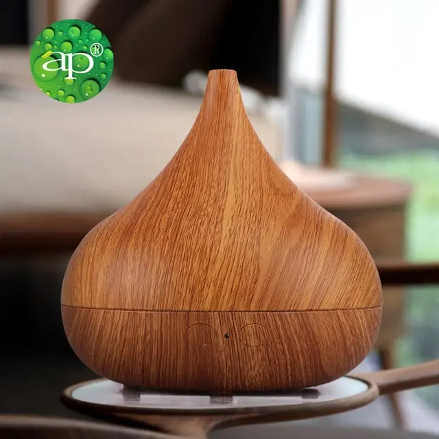 Ultrasonic Essential Oil Diffusor Air Humidifiers Aroma Diffuser 400ml Wood Grain Essential Oil Fragrance Humidifier for Desktop