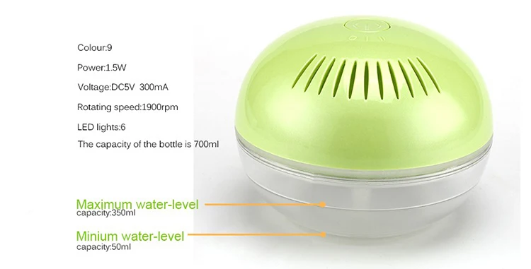 Best Selling 350 Ml Essential Oil Ultrasonic Air Humidifier Organic Aroma Diffuser Fragrance Air Purifier Mini