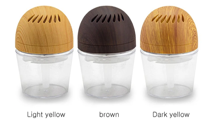 Custom Logo Mini Silent 4 in 1 Car Air Humidifiers 3 in 1 With Colorful Lights Aromatherapy Small Air Purifier