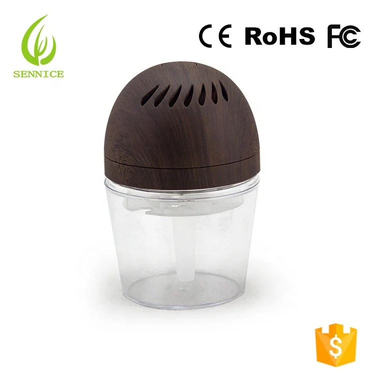 Custom Logo Mini Silent 4 in 1 Car Air Humidifiers 3 in 1 With Colorful Lights Aromatherapy Small Air Purifier