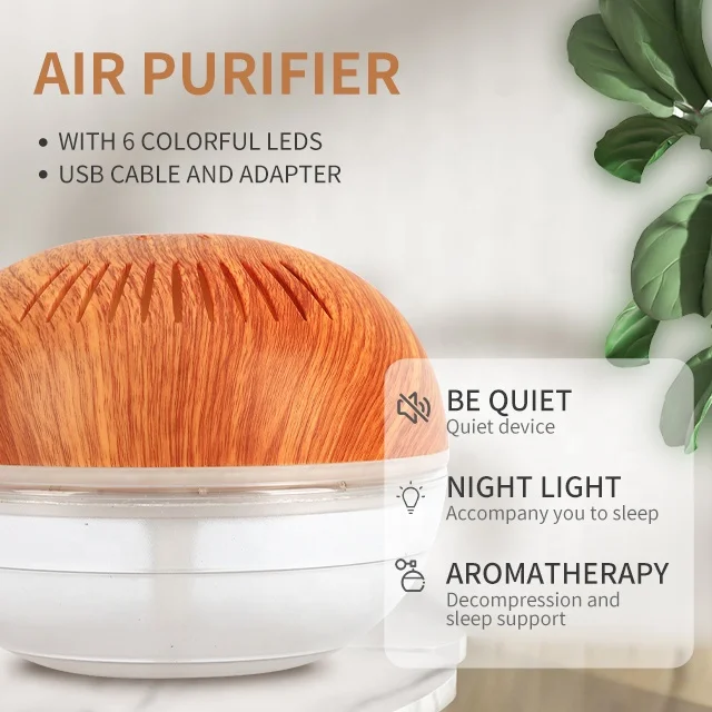 High Quality Hepa air Purifier Baby Humidifier for Bedroom 2 in 1 Electric Mini Essential Oil Scent Diffuser Machine