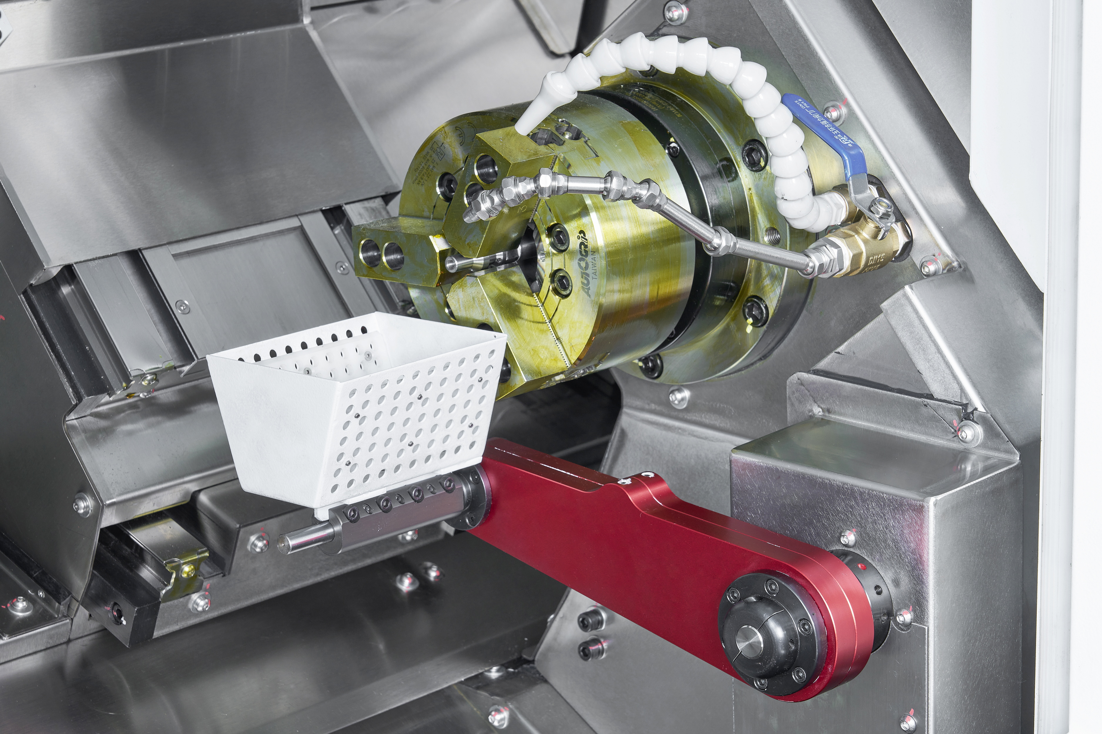 Double Spindle Driven Tool Turret Machine Tool