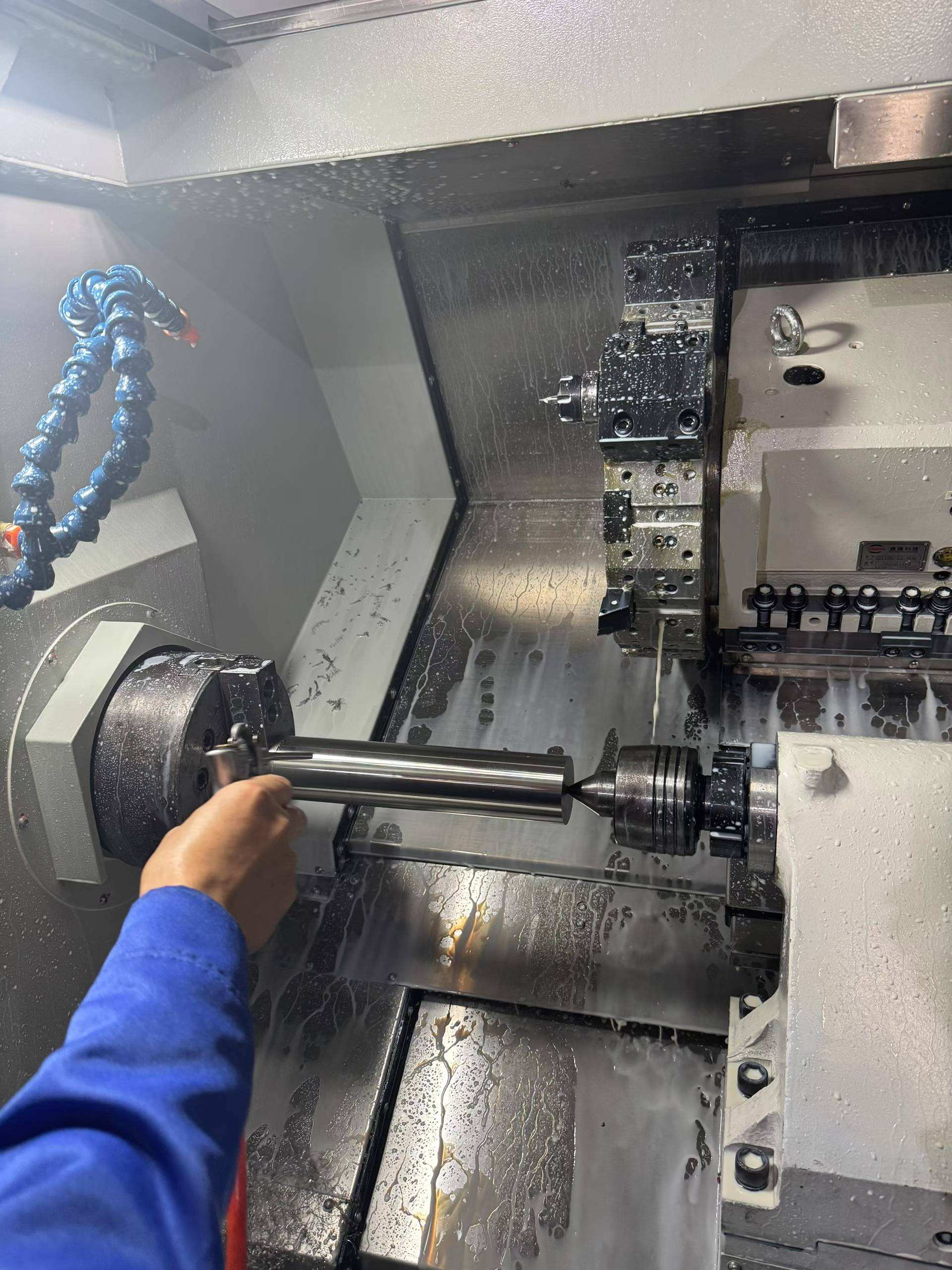 Two Axis Turning Lathe with Servo Turret