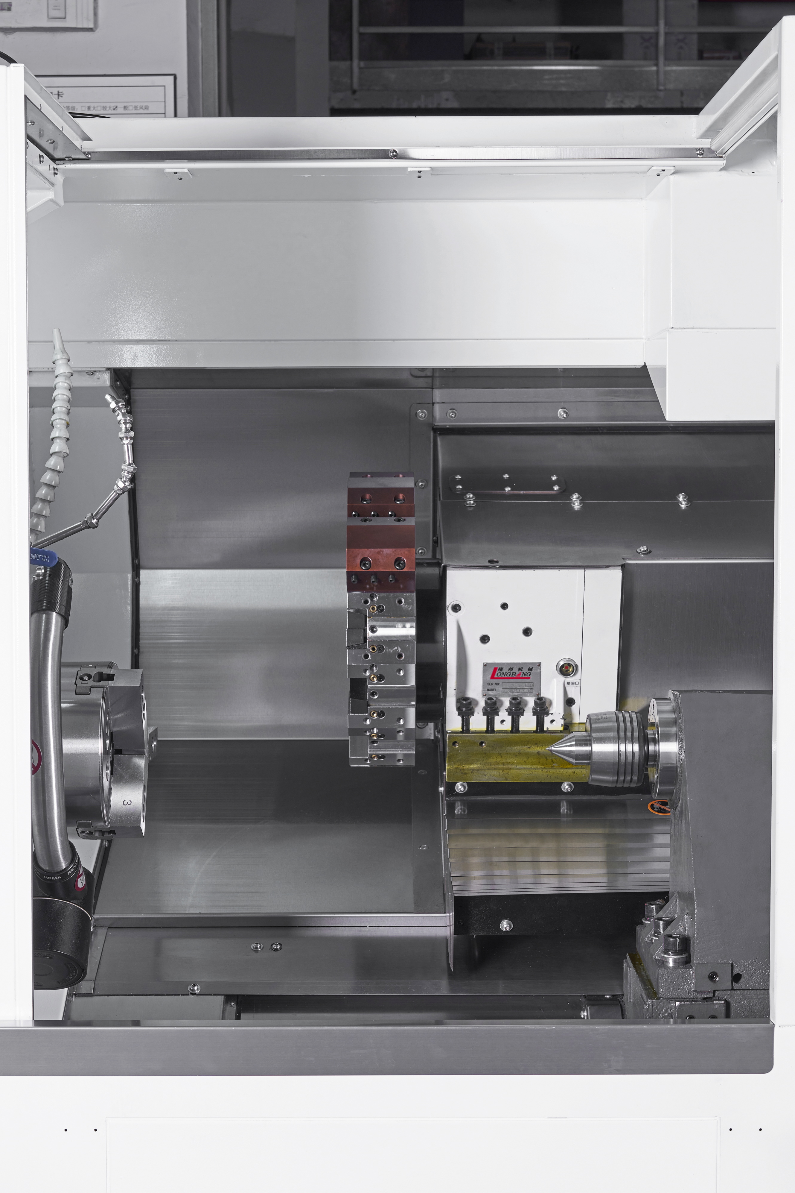 Turning Machine Tool with Driven Tool Turret