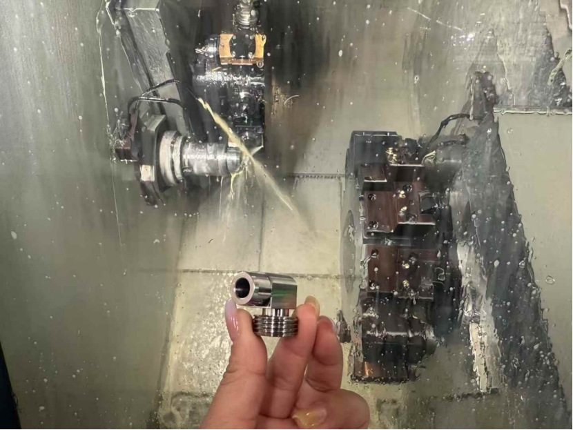 double spindle cnc lathe