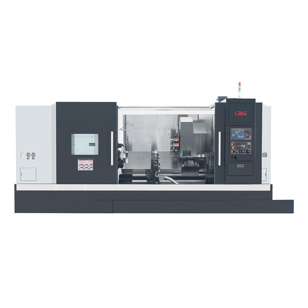 Double Spindle Gang Carrier Driven Tool Turret Lathe