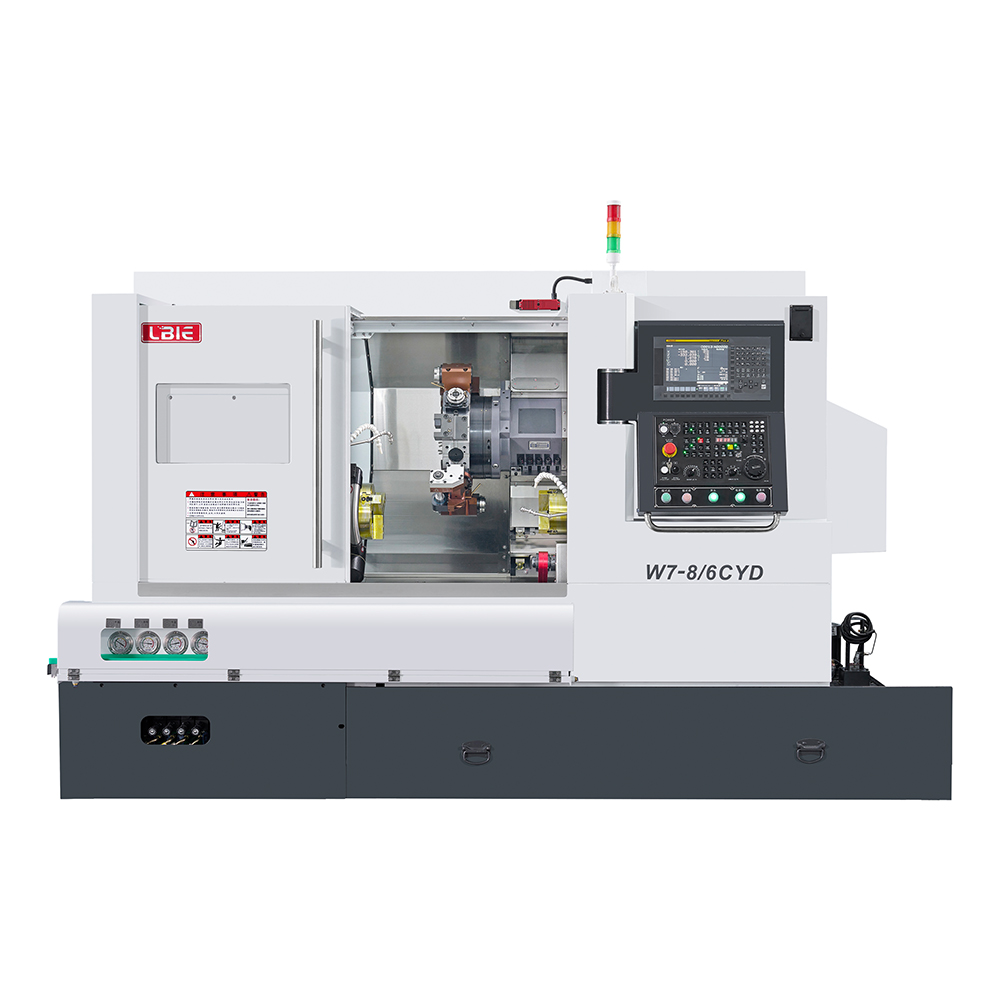 Double Spindle Driven Tool Turret Machine Tool