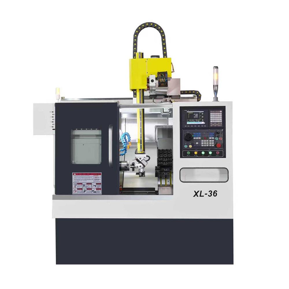 Gang Tool CNC Lathe with Automatic Solution