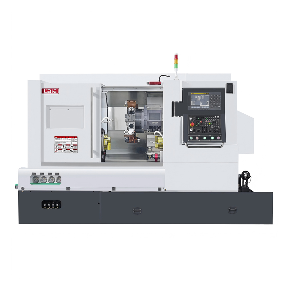 High Precision Twin Spindle CNC Lathe High Precision Without Y-Axis