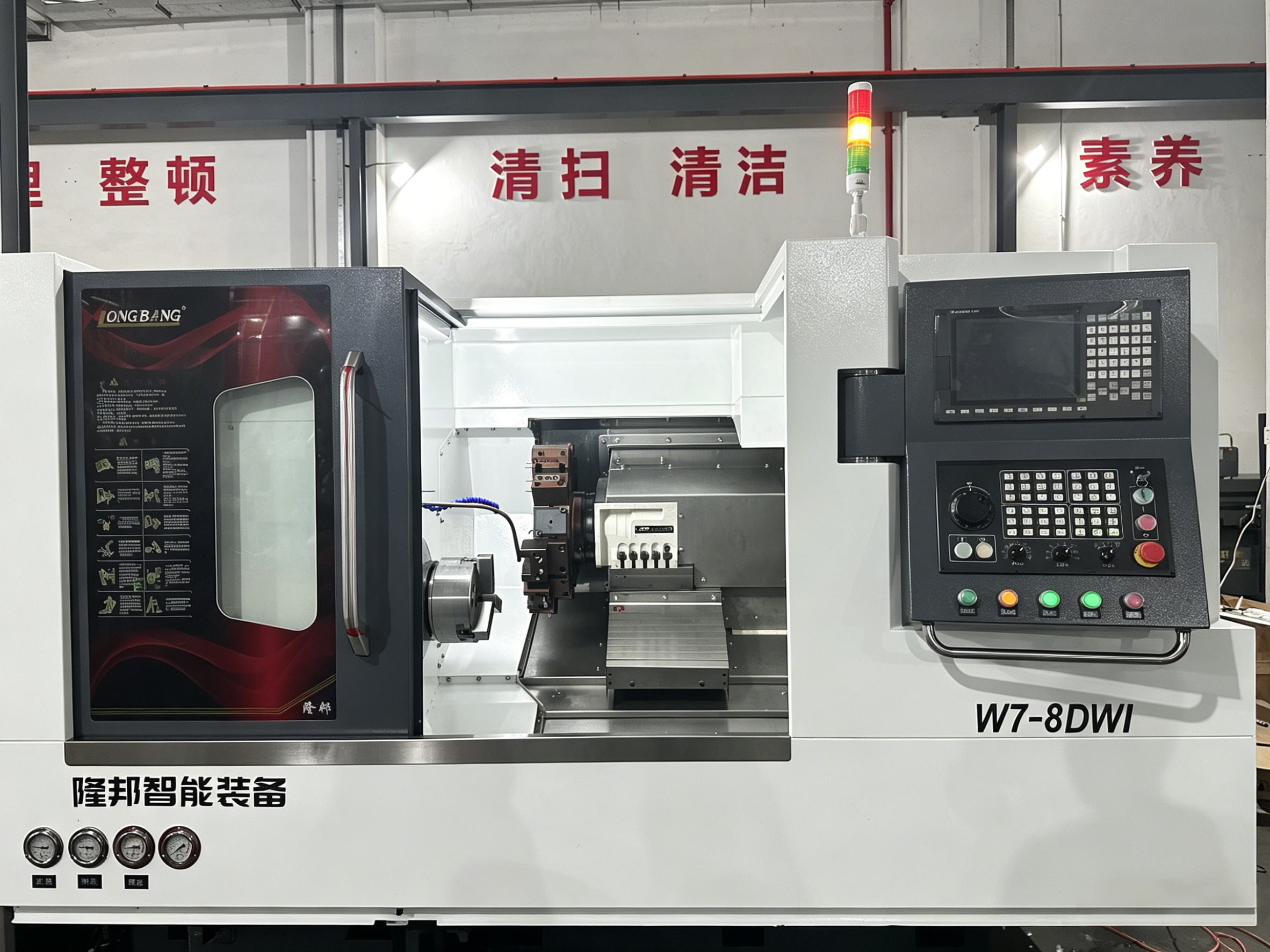 Driven Tool Turret CNC Lathe with Tailstock