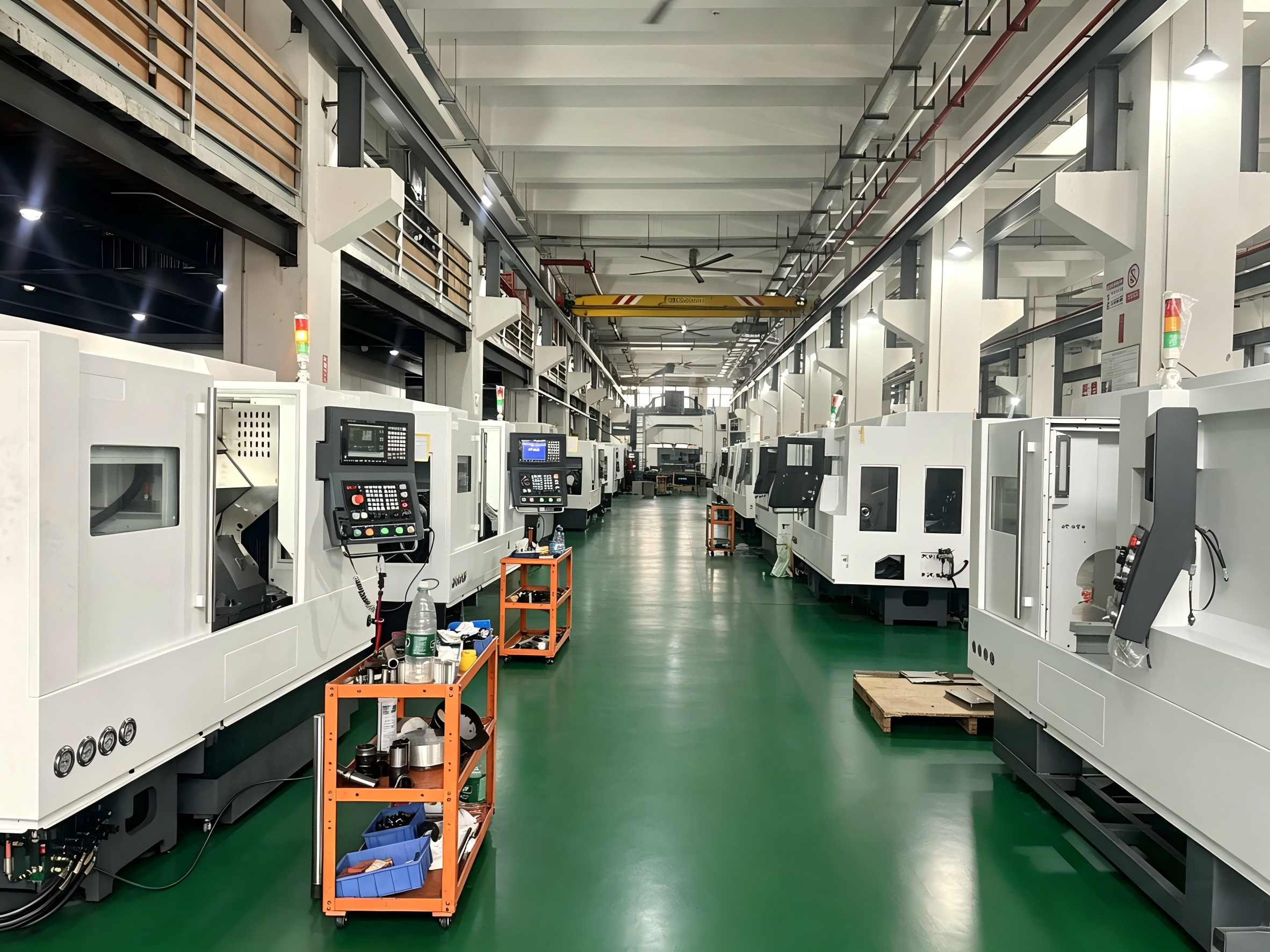 Driven Tool Turret CNC Lathe with Tailstock