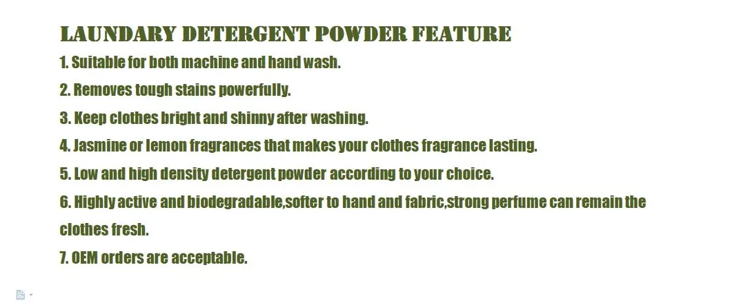 named washing powder named washing powder