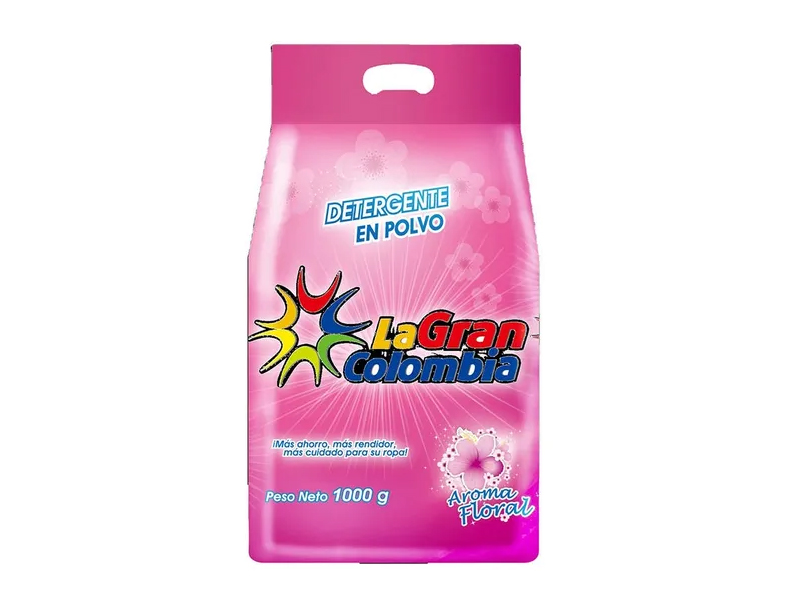 Stand up pouch detergent powder