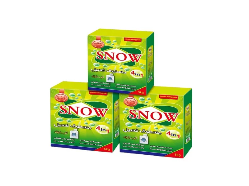 1KG Detergent Powder Box Packing with Good Smell
