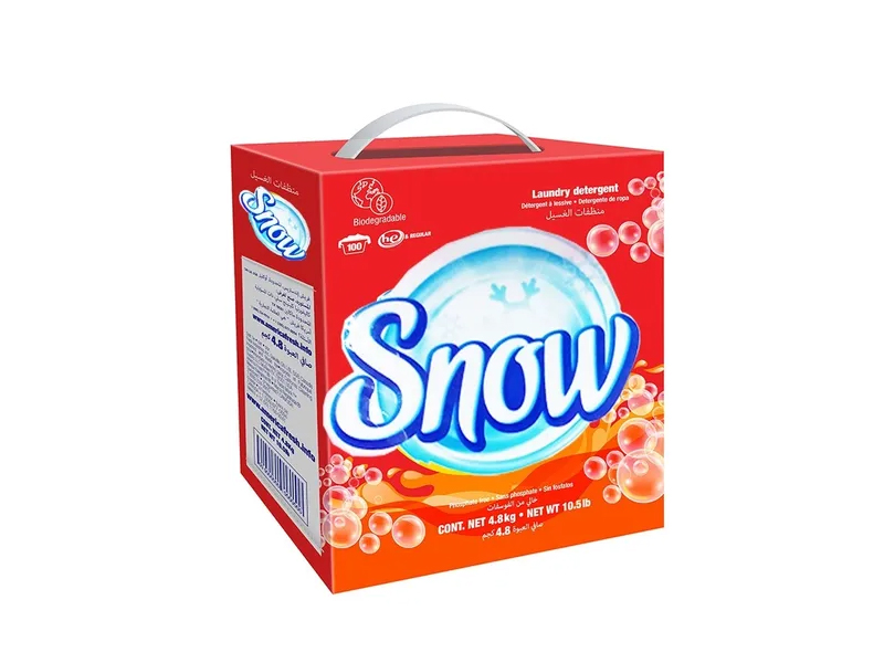 Paper box package detergent powder with Lemon essence