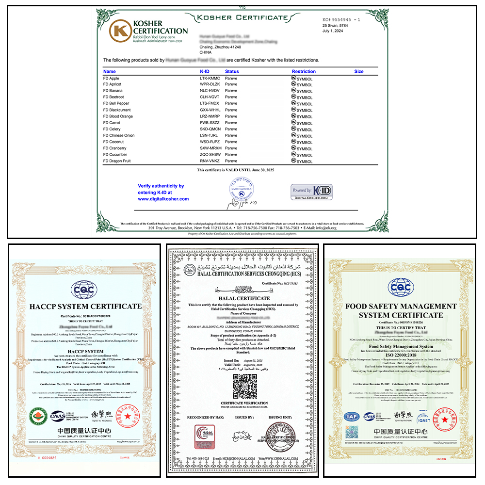 Snack Food Certification