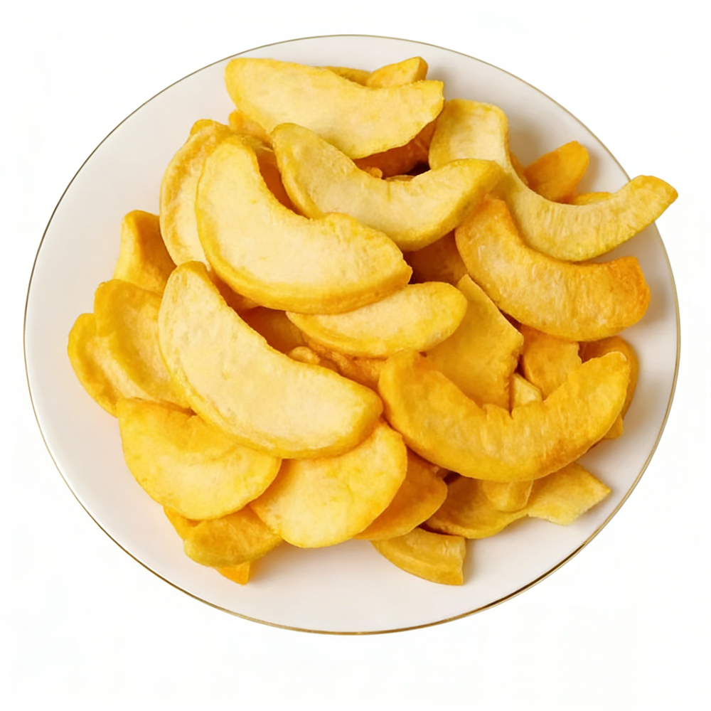 yellow peach chips