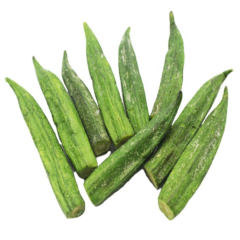 dried okra chips