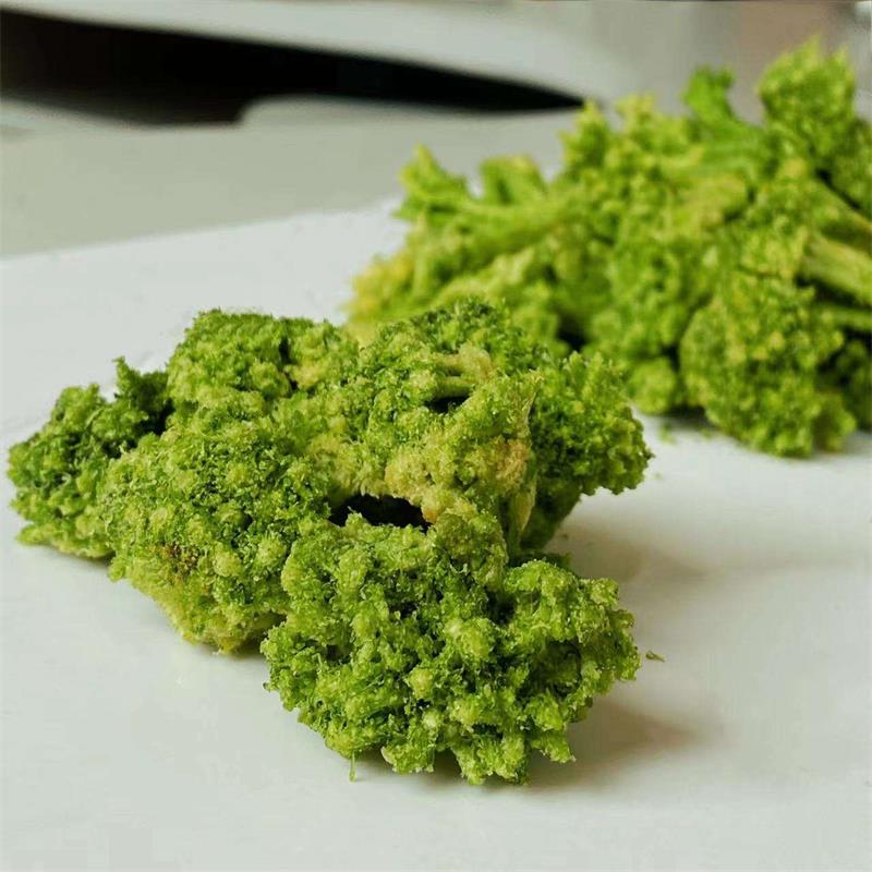 dried broccoli chips