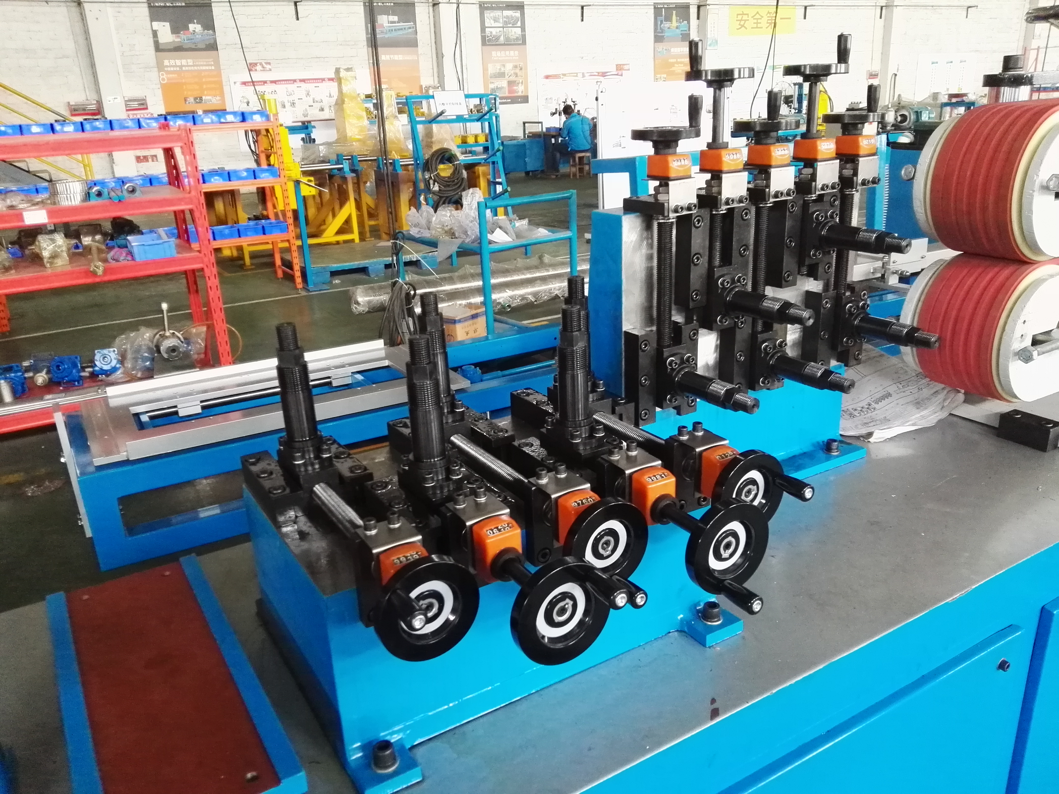 corrugated pipe making machine