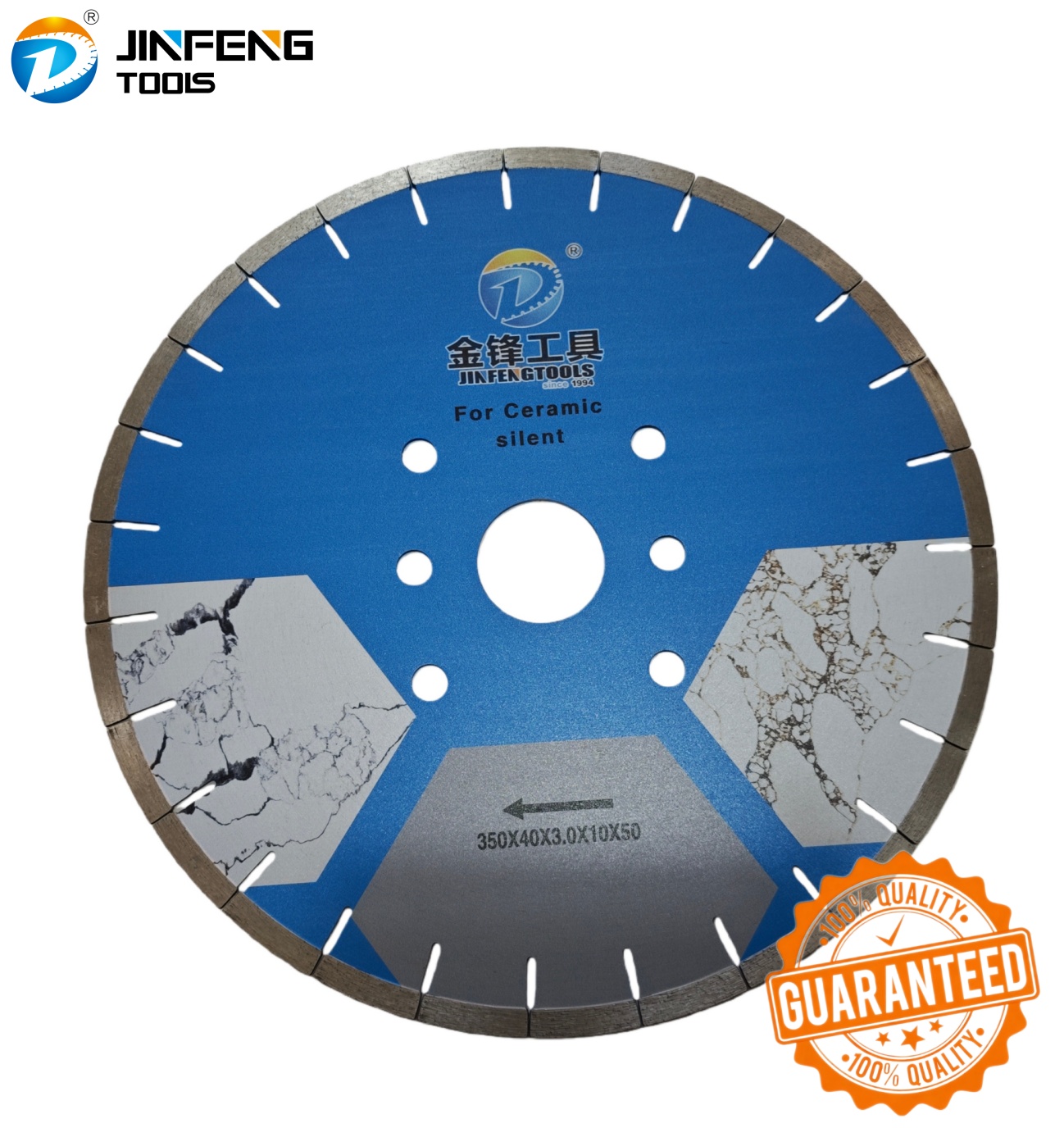 14英寸/350毫米陶瓷刀片，齿距40*10毫米