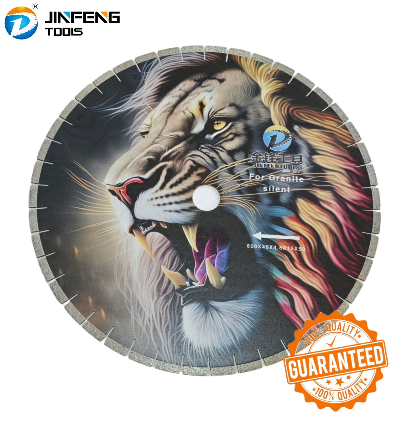 24英寸/600毫米花岗岩刀片，齿距40*15毫米