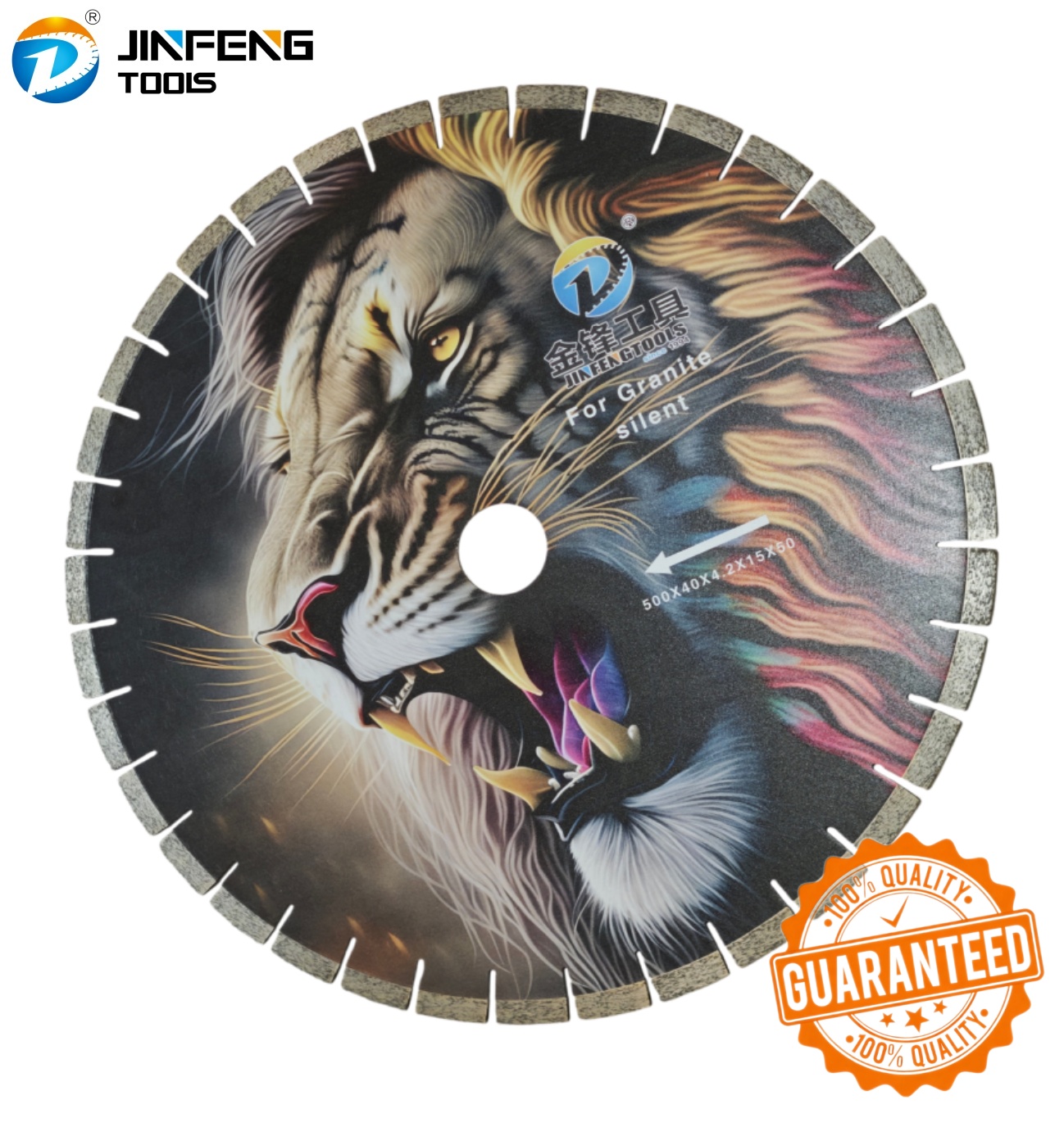 20英寸/500毫米花岗岩刀片，齿距40*15毫米