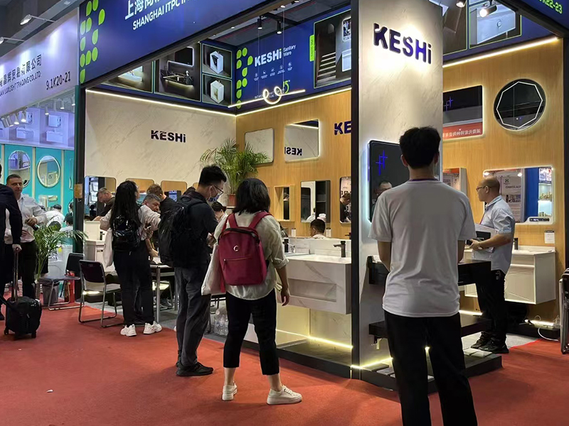 Keshi bathroom sink cabinet and bathroom vanity mirror Debuts at Spring 2026 Canton Fair