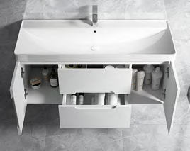 pvc mirrored bathroom cabinet wall mounted