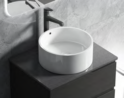 Plywood Mirrored Bathroom Vessel Sink Vanity