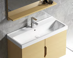 Plywood Mirrored Bathroom Door Cabinet