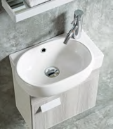 Small Pvc Bathroom Cabinet Wall Mounted With Mirror