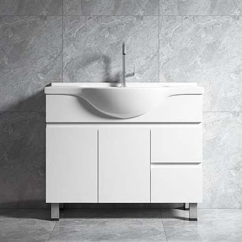 Mdf Free Standing Vanity Drawers Bathroom Cabinet