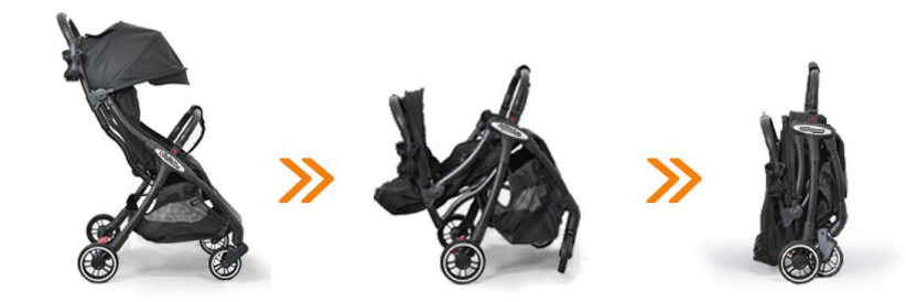 Portable foldable stroller