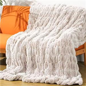 Double Sided Fleece Throw Blanket