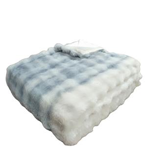 Double Sided Fleece Throw Blanket