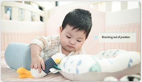 anti rollover mattress pillow