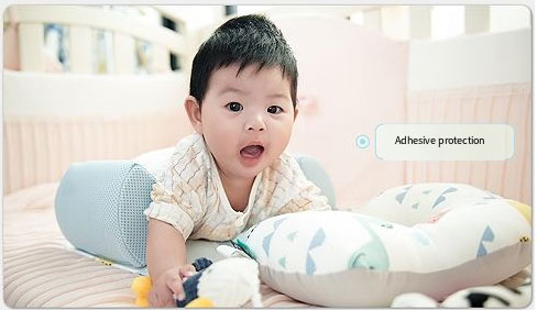 infant anti roll safe side sleeping pillow