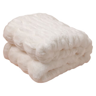 Double Sided Fleece Throw Blanket