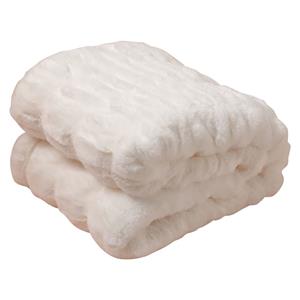 Double Sided Fleece Throw Blanket