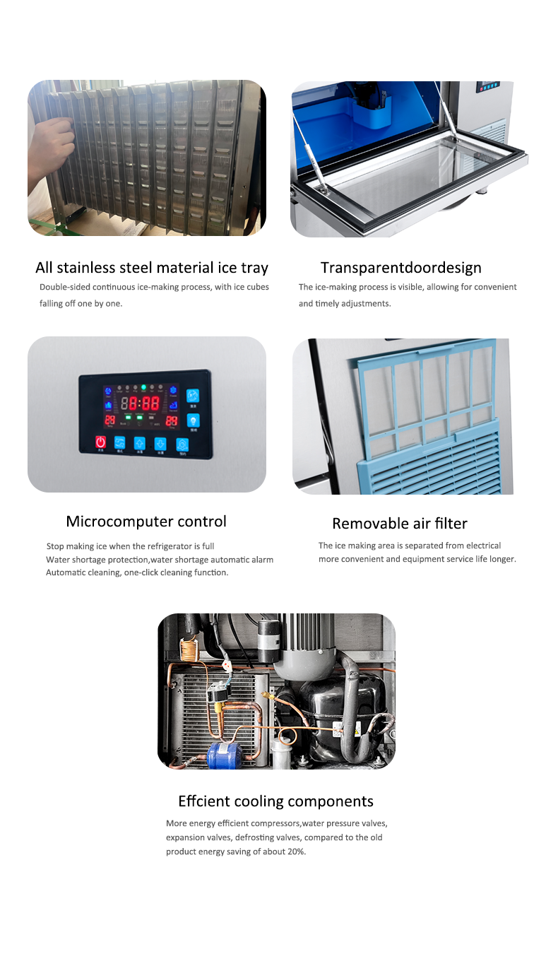 160lbs bar crescent ice maker 160lbs bar crescent ice maker